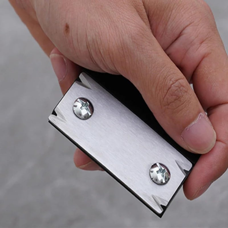 KETIPED Woodworking Edge Trimmer, Hand Planer Edge Bander for Burrs,Edge Corner Planer,Wood Chamfering Fillet Scraper,Edge Banding Cutter for PVC ABS Melamine Veneer,Deburring Tool,MG-022BK - Image 4